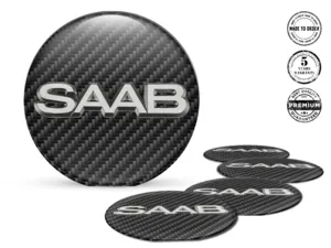 Saab Adesivo Silicone Logo Decalcomania Ruota Lusso X